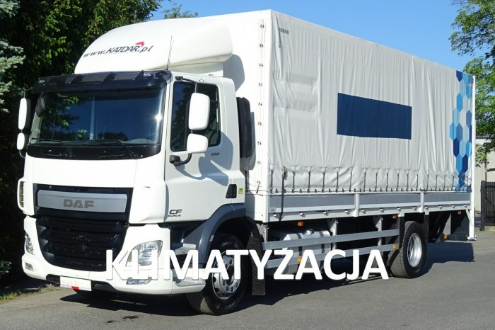 DAF CF 250 Euro 6 burto - firanka z windą,706 tys.km ! sprowadzony Skrzynia burto firanka z windąklapa ład. 10080 waga elektroniczna spro