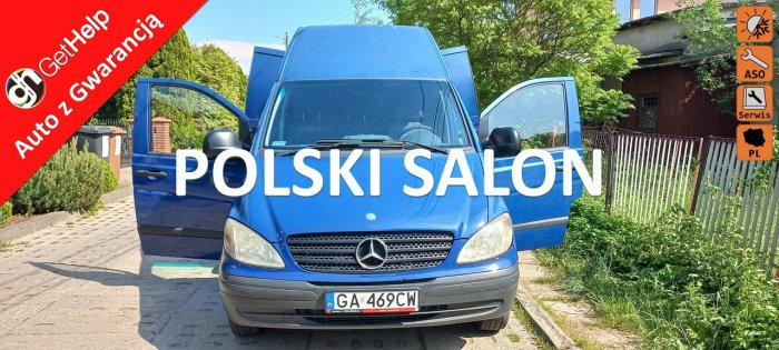 Mercedes Vito Salon Polska Serwisowany Klimatyzacja 109 CDI Maxi Drzwi skrzydełka