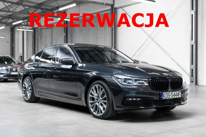 BMW 740 xDrive. 320KM. MSport. 2xKoła. HeadUp. Masaże. Hak. Oś skrętna. FV23%. G11 (2015-...)