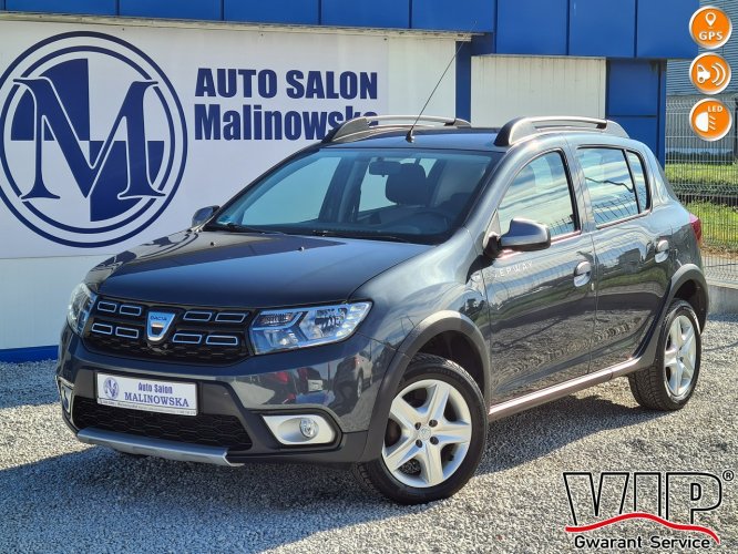 Dacia Sandero Navi PDC Klimatyzacja Tempomat Led Halogeny Relingi Komputer Zadbana II (2012-2020)