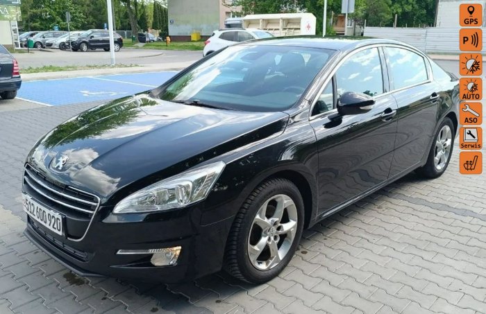 Peugeot 508 Nawigacja, Klimatronik, bluetooth, Serwisowany, Opłacony I (2010-2018)