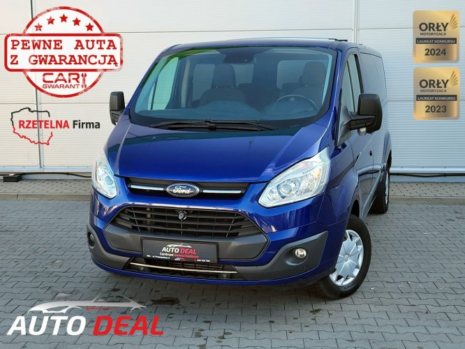 Ford Transit Custom 2.0D 130 KM, L2 Long, Nawigacja, 8 osób, Pełen Serwis, AUTO DEAL Piła