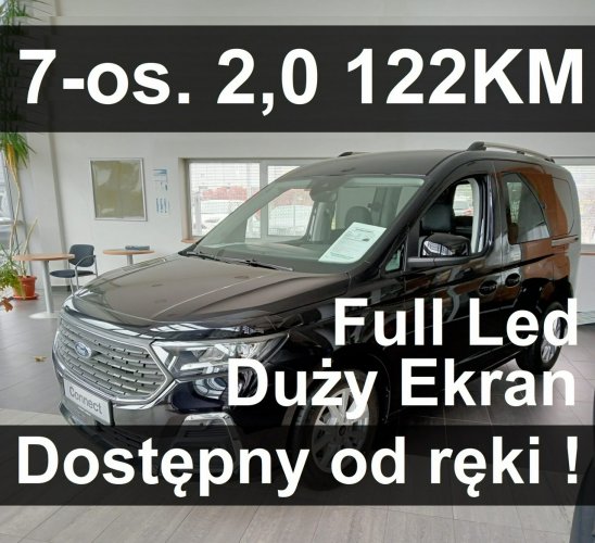 Ford Tourneo Connect 7-os. 2,0 122KM Akt. Tempo Full Led Niska Cena Dostępny odręki 1648zł II (2013-)