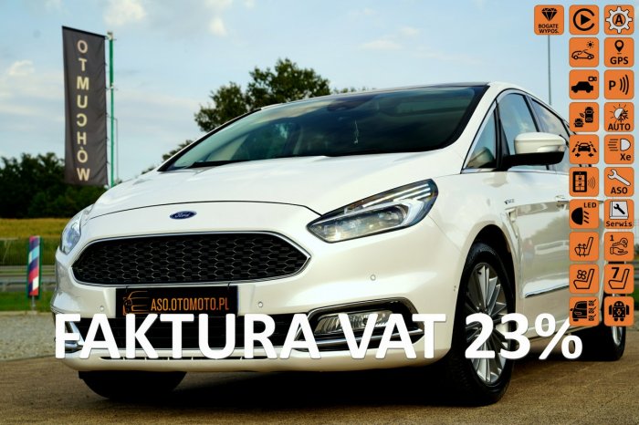 Ford S-Max VIGNALE ful led KAMERA masaze SKÓRA panorama 7-OS el.klapa wentylacja II (2015-)