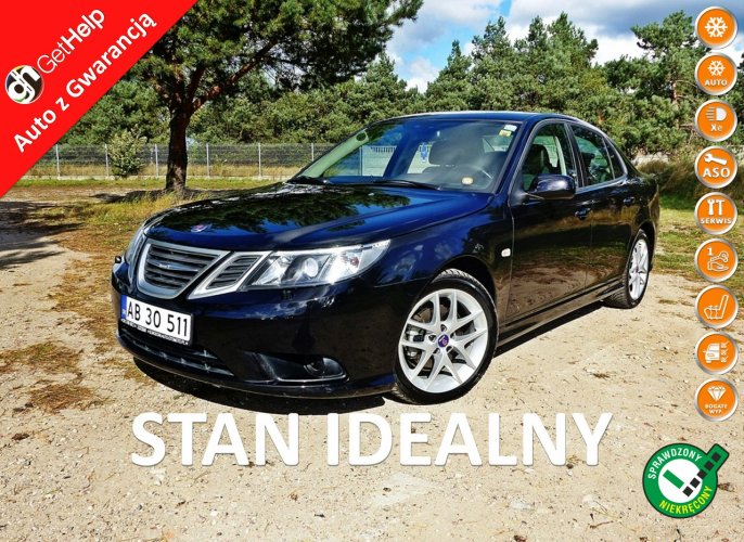 Saab 9-3 1.9 TTID Linear*Climatronic*Xenon*Alu*Pełna Elektryka*Półskóry*IGŁA!! II (2003-2011)