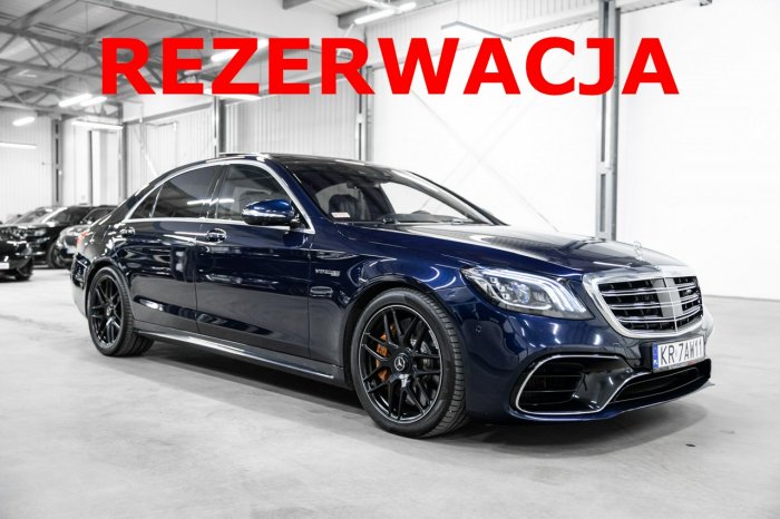 Mercedes S 63 AMG 4Matic+ Long 612KM. Prezentacja wideo. Krajowy. 1 właściciel. W222 (2013-)