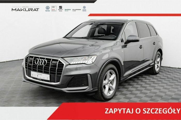 Audi Q7 GD405VR#55 TFSI e Quattro S Line Tiptr Pneumatyka LED Salon PL VAT 235 III (2015-)