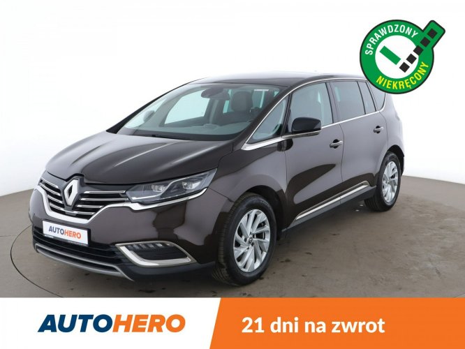 Renault Espace 7 os. full LED< panorama, półskóra, navi, klima auto, kamery, hak V (2015-)