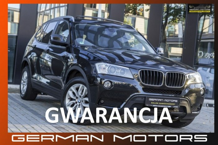 BMW X3 Head Up / Panorama / Navi / Skóry / El.klapa / Gwarancja na Rok !!! F25 (2010-)