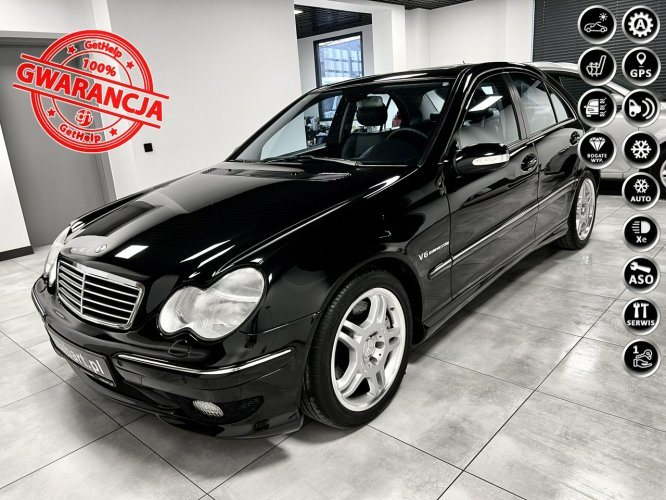 Mercedes C 32 AMG 3.2 KOMPRESSOR 354KM*BOSE Audio*Navi GPS*Skóry*Alu 17*Xenon*Z NIEMIEC W203 (2000-2007)