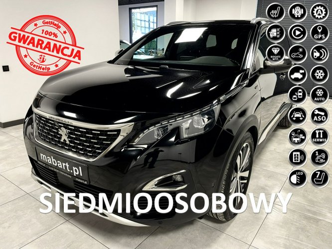 Peugeot 5008 2.0 Blue HDi 180PS GT*Navi GPS*7os*LED*Kamery360*Focal*Panorama*ALU 19 II (2017-)