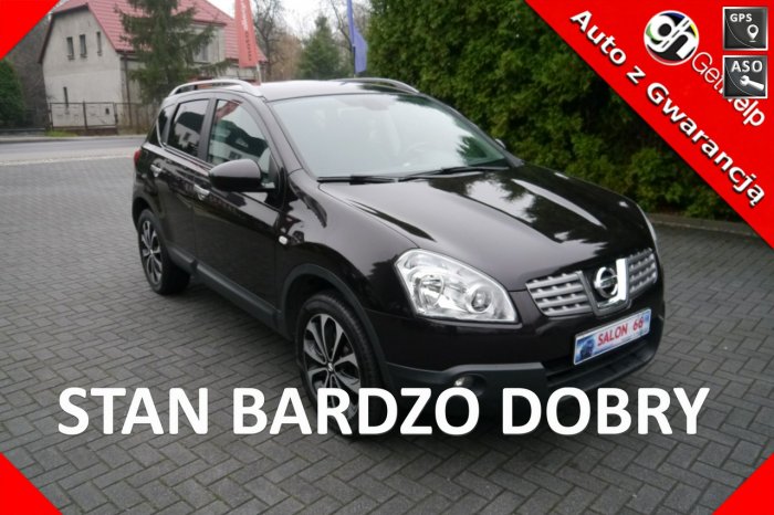 Nissan Qashqai 2.0d 4x4 Navi Stan b.dobry bezwypadkowy z Niemiec Gwarancja 12mcy 1wł I (2007-2013)