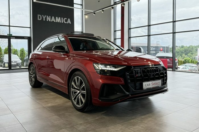 Audi SQ8 4.0TFSI 507KM Tiptronic Quattro 2021 r., salon PL, I wł., f-a VAT