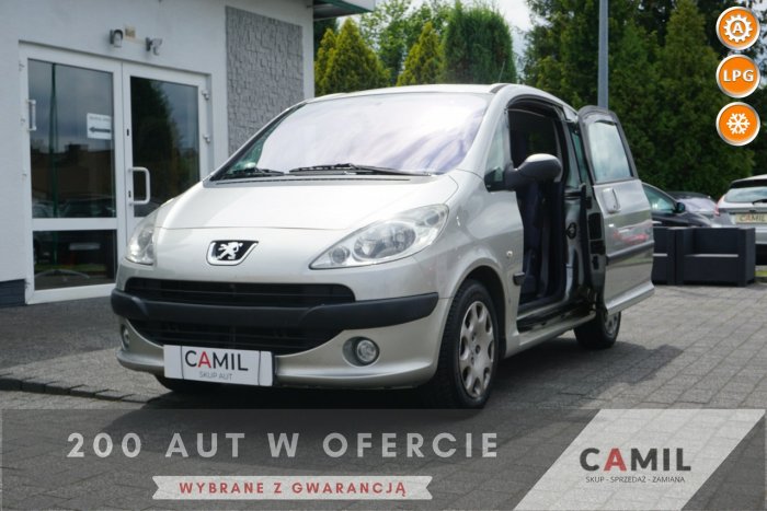 Peugeot 1007 1.6 Benzyna+Gaz 109KM, sprawny, zadbany, ekonomiczny,