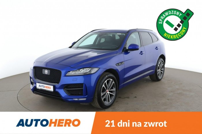 Jaguar F-PACE 25d R-Sport AWD Automat Navi Tempomat Grzane Fotele Kamera BiXenon PDC