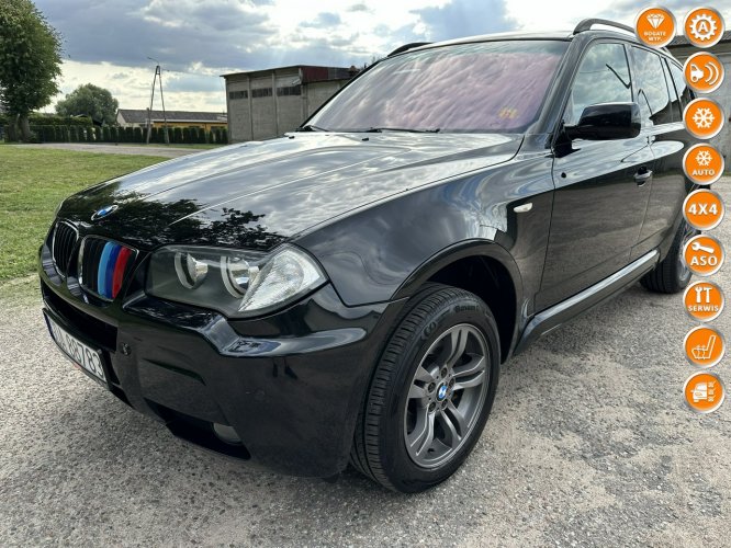 BMW X3 320xd M-Pakiet X-Drive M-Sport 4x4 PDC Hak Super Stan Nowy Rozrząd E83 (2003-2010)