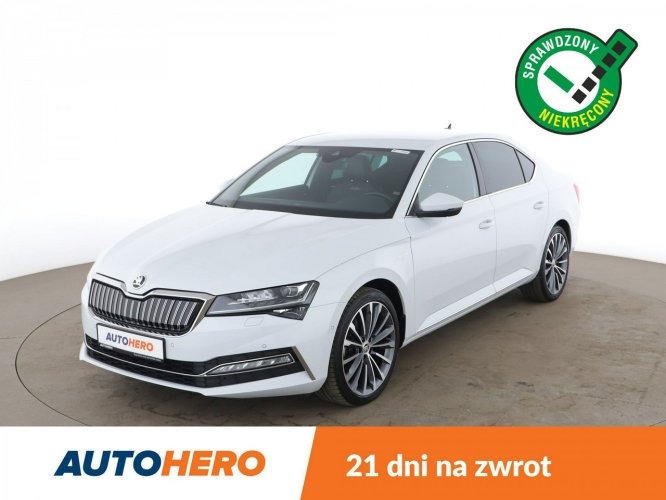 Škoda Superb Plug-In, L&K, skóra, full LED, virtual cocpit, el. fotele z pamięcią III (2015-2023)