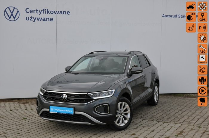 Volkswagen T-Roc 1.5TSI 150KM DSG Life Kamera Virtual ACC Salon PL Gwarancja FV23%