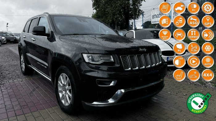 Jeep Grand Cherokee 3.0d Summilt 4x4 ledy bi xenon skóry kamera navi radar panorama 1r.gwa IV (2010-)