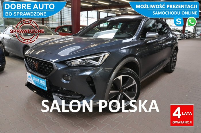 Cupra Formentor 1.5 150KM DSG, Asyst.Park, Martwe Pole,Navi,Temp.Aktyw. Kamera,FV23%