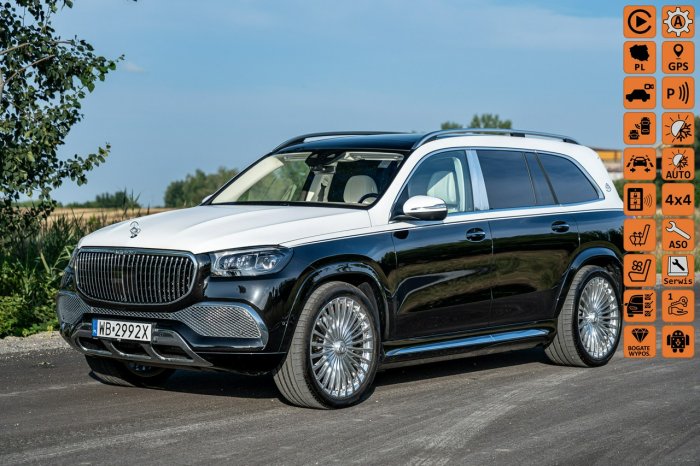 Maybach inny Mercedes-Benz GLS Maybach 600 4-Matic SalonPL 1WŁ Bezwypadkowy Gwaranc