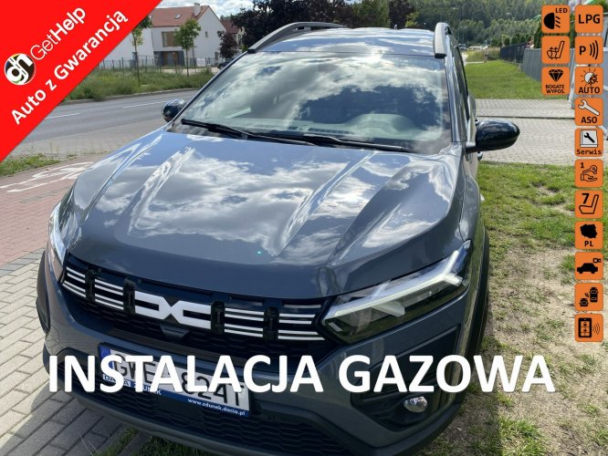 Dacia Jogger LPG, stan fabryczny, salon, 7 m, 1 wł, max wyposażenie Extreme, gwar.