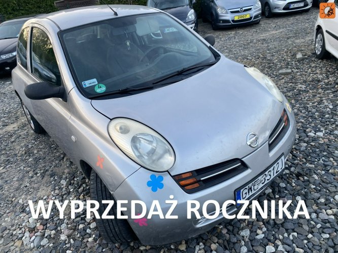 Nissan Micra Benzyna, klimatyzacja, dobra cena, przegląd do 09.2025 K12 (2003-2010)