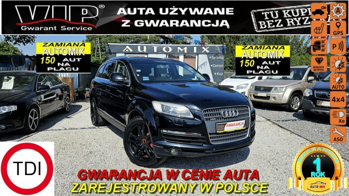 Audi Q7 4X4 * 4,2 TDI / S -LINE * DVD * Progi * Mega stan GWARANCJA/Zamiana I (2005-2015)