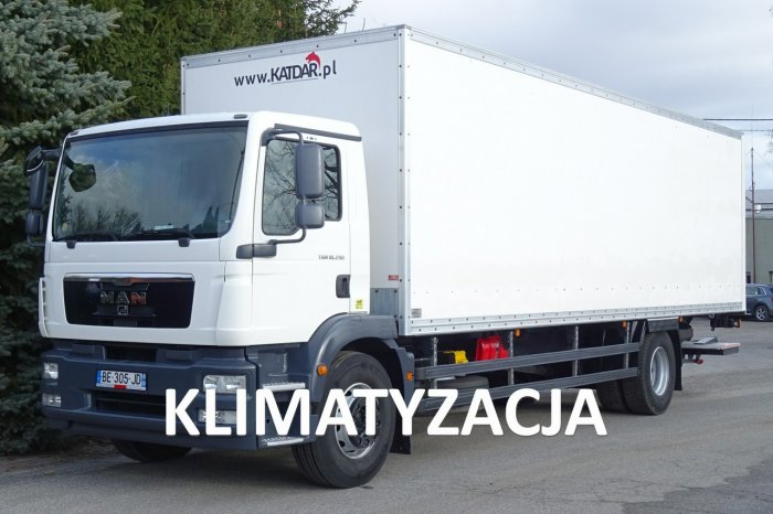 MAN TGM 18.290 Euro 5 kontener 21 palet winda poduszki, Sprowadzony MAM TGM 18.290 Euro 5 kontener ład.10370kg, przebieg tylko 461 tys.km!