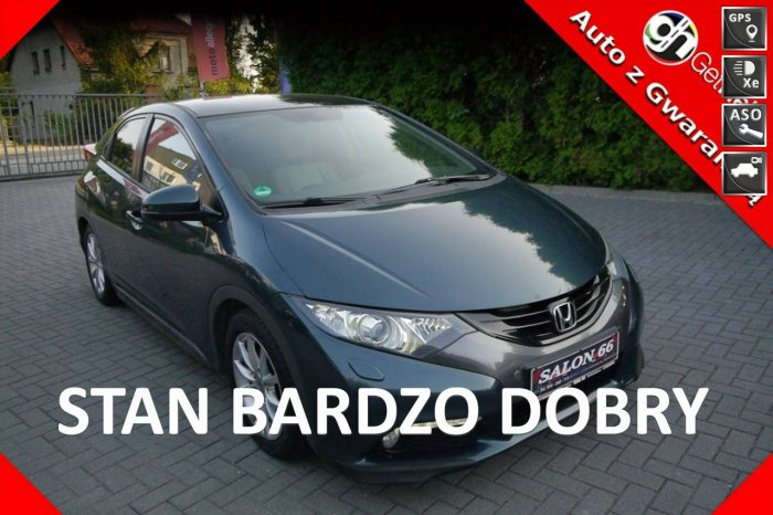 Honda Civic 1.8 Skóra Navi Stan b.dobry 100%Bezwypadkowy Niemiec Gwarancja 12-mc IX (2011-)