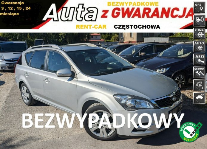 Kia Cee'd 1.6D 90PS OPŁACONY Bezwypadkowy Klimatron Navi Kamera Serwis GWARANCJA I (2006-2012)