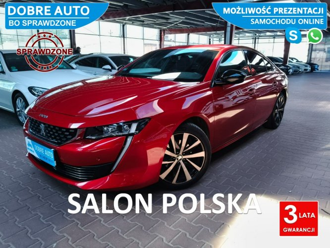 Peugeot 508 1.6 180KM Automat GT-Line, MartwePole,HandsFree,Ambiente,Android/Apple II (2018-)