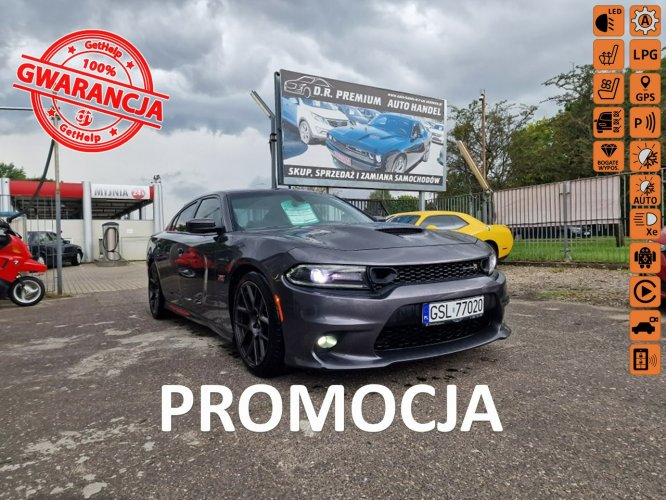 Dodge Charger 6.4 LPG V8 492 KM, Automat, Nawigacja, Klima, LED, Alcantara, Alufelgi VII (2015-)