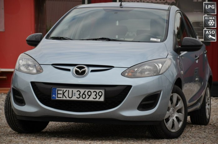 Mazda 2 Zarejestrowana 1.3+Gaz Serwis Klima Gwarancja II (2007-2014)