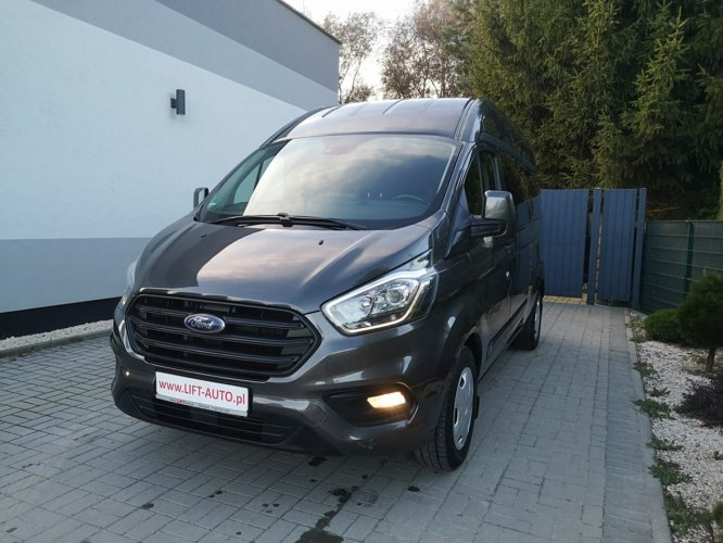 Ford Tourneo Custom 2,0TDCI 170KM Klima Navi Kamera Ledy Temp 9 osób Podwyższony Gwarancja