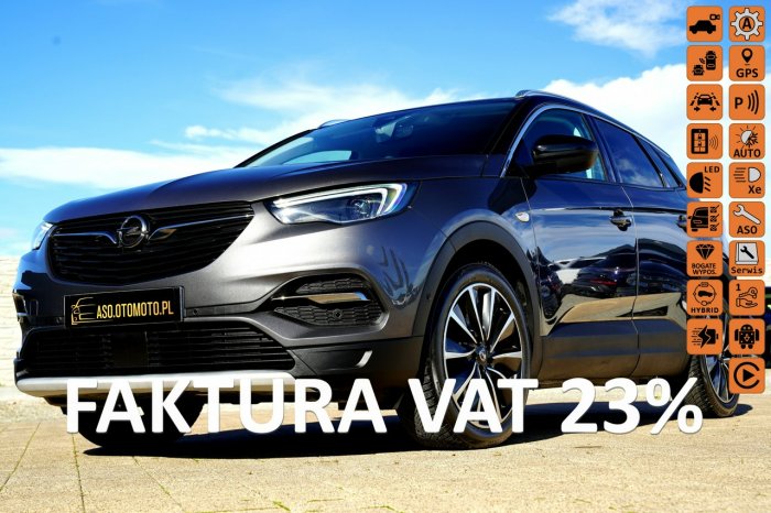 Opel Grandland X HYBRID 225 KM PHEV full led skóra kamera EL.KLAPA nawi blis parktronik