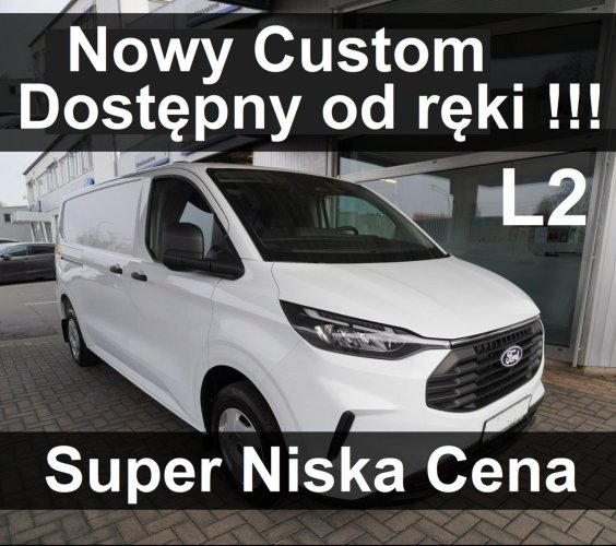 Ford Transit Custom L1 Nowy Ford Custom 136KM L1 Full Led 3-os. Super Cena 1725zł