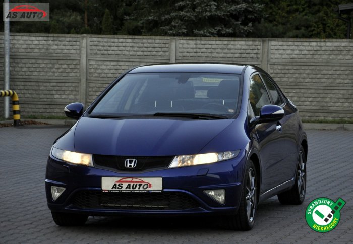 Honda Civic 1,8i-Vtec 140KM SPORT/Półskóry/Serwisowany/Parktronic/Alu VIII (2006-2011)