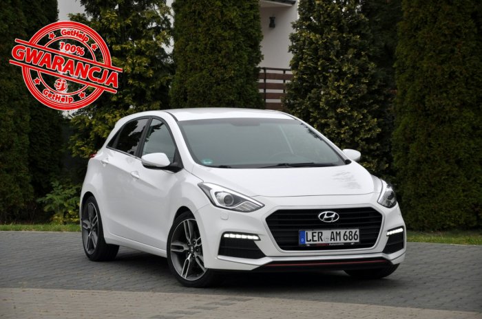 Hyundai i30 1.6Turbo(186KM)*Xenon*Led*Navi*Kamera*Skóry*Grzana Kierow.*Alu18"ASO II (2012 - 2016)