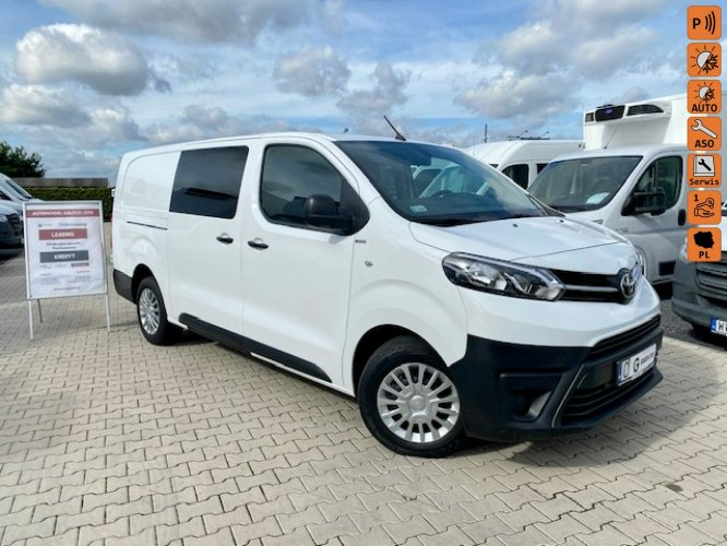 Toyota ProAce SALON PL / DOKA 6-osobowy / 2,0 - 122KM / DŁUGA / KLIMA / GWARANCJA