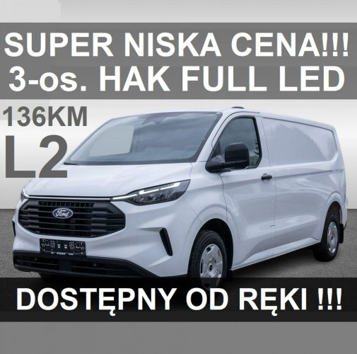 Ford Transit Custom L2 Nowy Ford Custom 136KM L2  Dostępny od ręki Super Cena 1663zł