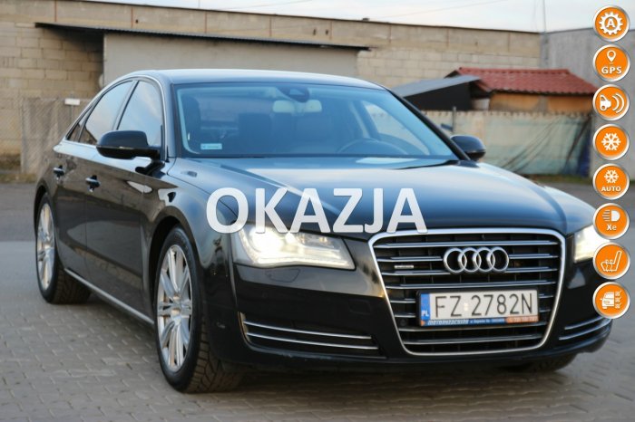 Audi A8 2010r. 4,2 FSI Benzyna QuaTTRO 20 cali D4 (2010-)