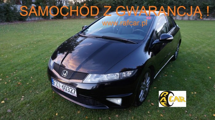 Honda Civic Polski salon wyposażona Gaz. Gwarancja VIII (2006-2011)