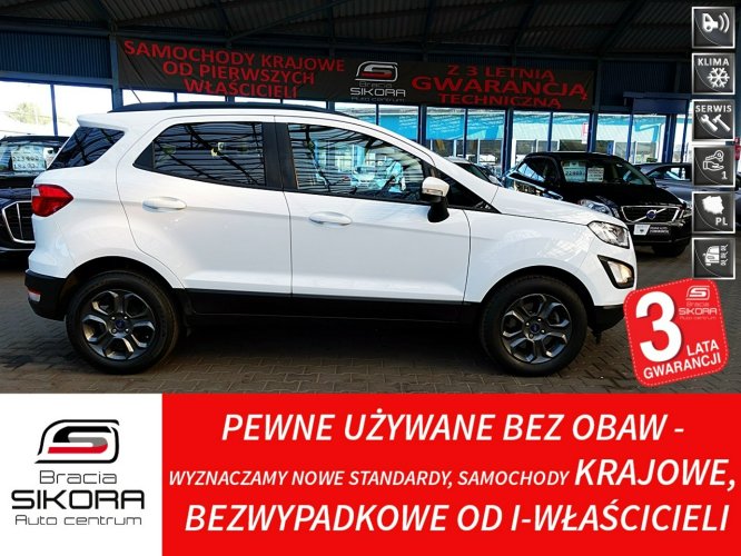 Ford EcoSport MOC 125KM Led+Parktronic+ESP 3LATA GWARANCJI I-wł Kraj Bezwypadkowy II (2013-)