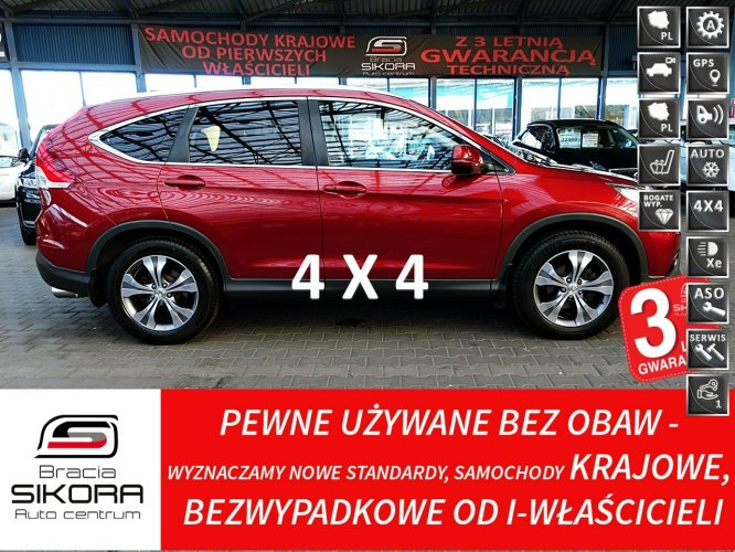 Honda CR-V AUTOMAT 4x4 MAX OPCJA Skóra+Panorama 3LATA GWAR I-wł Kraj Bezwyp F23% IV (2012-)