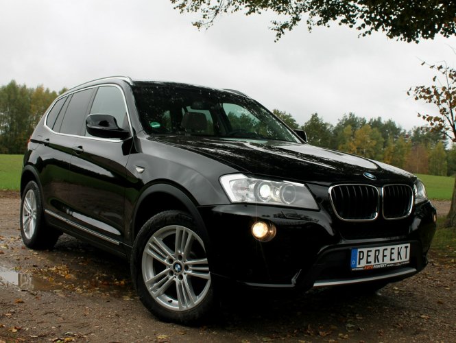 BMW X3 F25 2.0 D 184 KM 4X4 BiXenon SKÓRA Panorama NAVI Grzana KANAPA Serwis F25 (2010-)