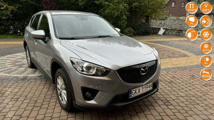 Mazda CX-5 2.2d Automat sky active Navi xenon 1 wl piękny stan garażowany 1.r.gw I (2012-2017)