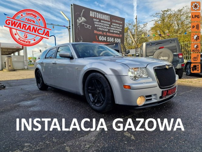 Chrysler 300C 3.5 Benzyna + LPG 248 KM, Skóra, Automat, Klimatyzacja, Tempomat, HAK