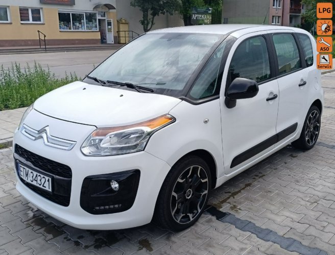 Citroen C3 Picasso LPG, Niski przebieg, Serwisowany, LED, Alufelgi