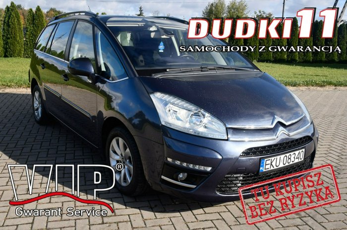 Citroen C4 Grand Picasso 1,6benz DUDKI11 7 Foteli,Klimatr 2 str. Navi.Tempomat.OKAZJA I (2006-2013)